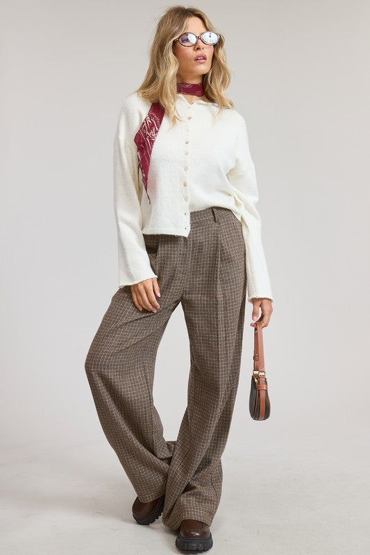 Your Girlfriend's Favorite Everyday Button Down Cardigan - Ivory