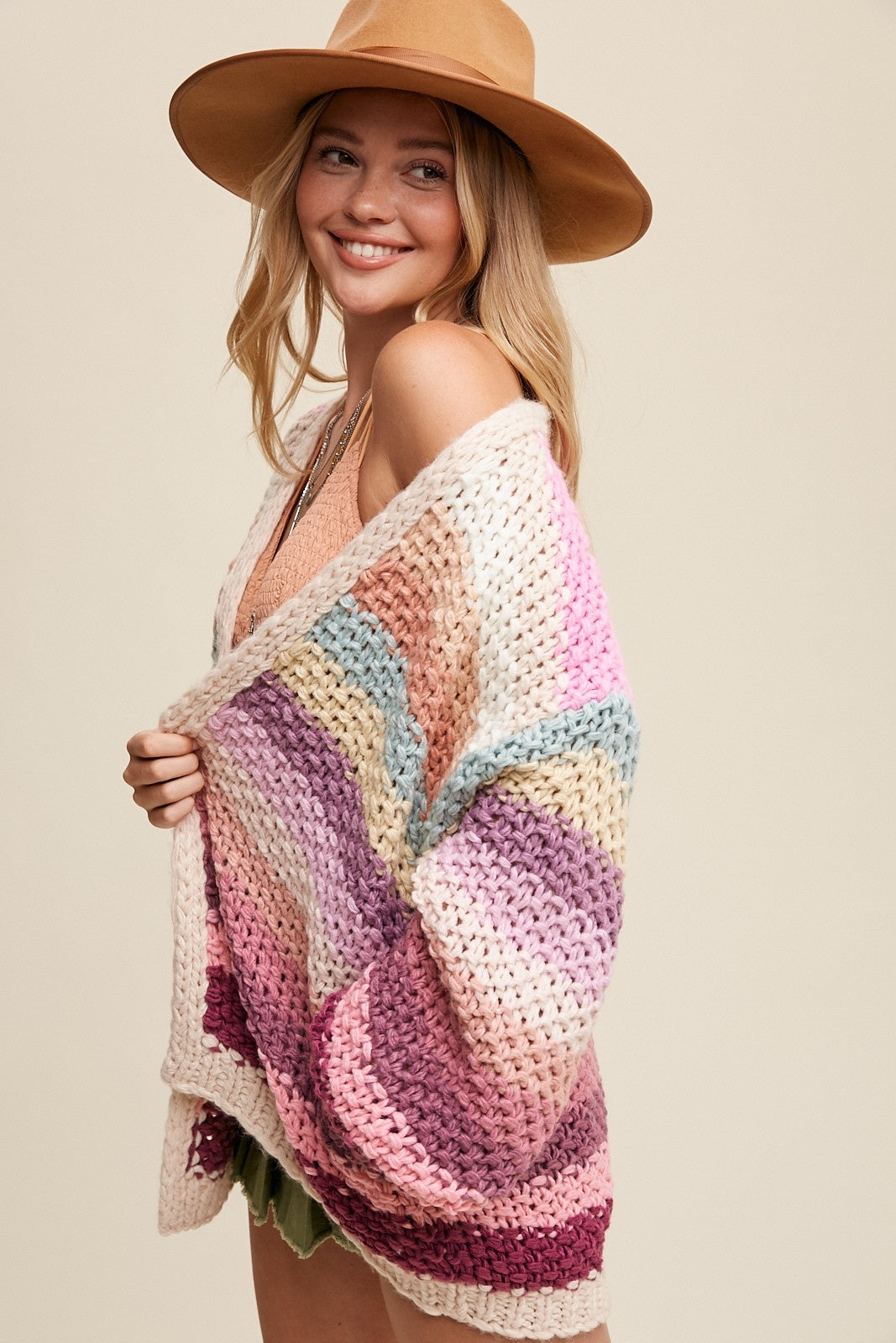 Wonderland Oversized Crochet Cardigan