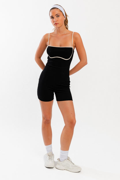 Billie Contour Ribbed Romper