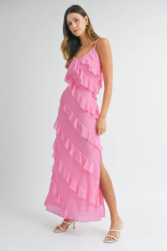 Country Club Ruffle Tiered Maxi Dress Country Club Ruffle Tiered Maxi Dress