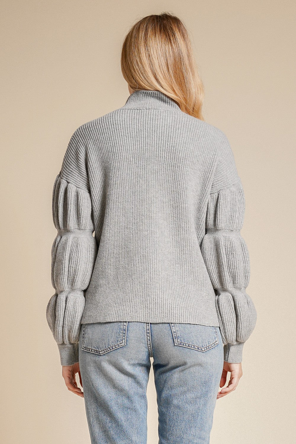 Chelsey Bubble Sleeve Sweater