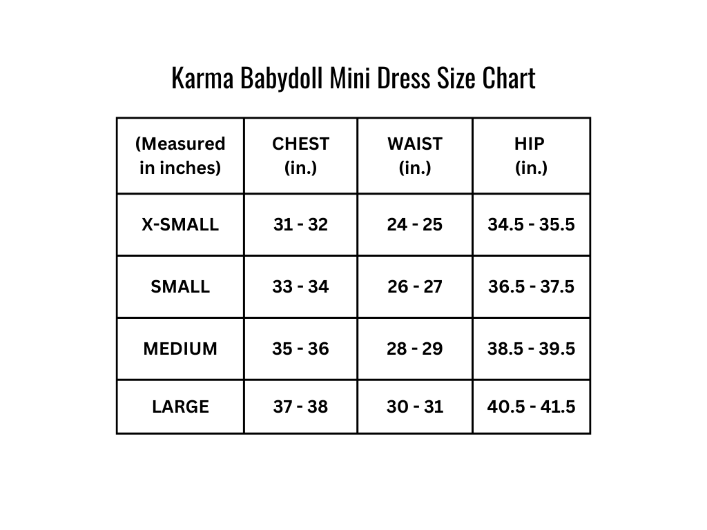 Karma Babydoll Mini Dress