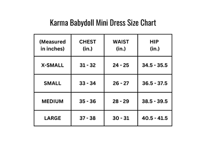 Karma Babydoll Mini Dress