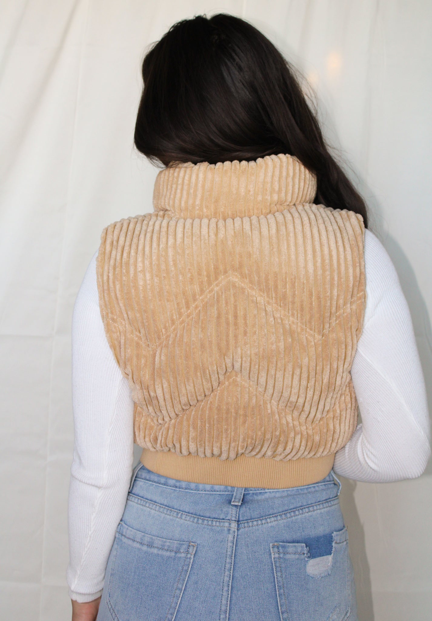 Women's corduroy outlet skirt vest