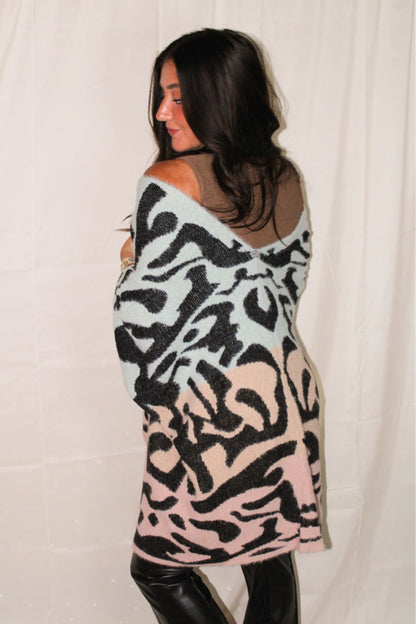 Leopard Babe Ombre Kimono Cardigan