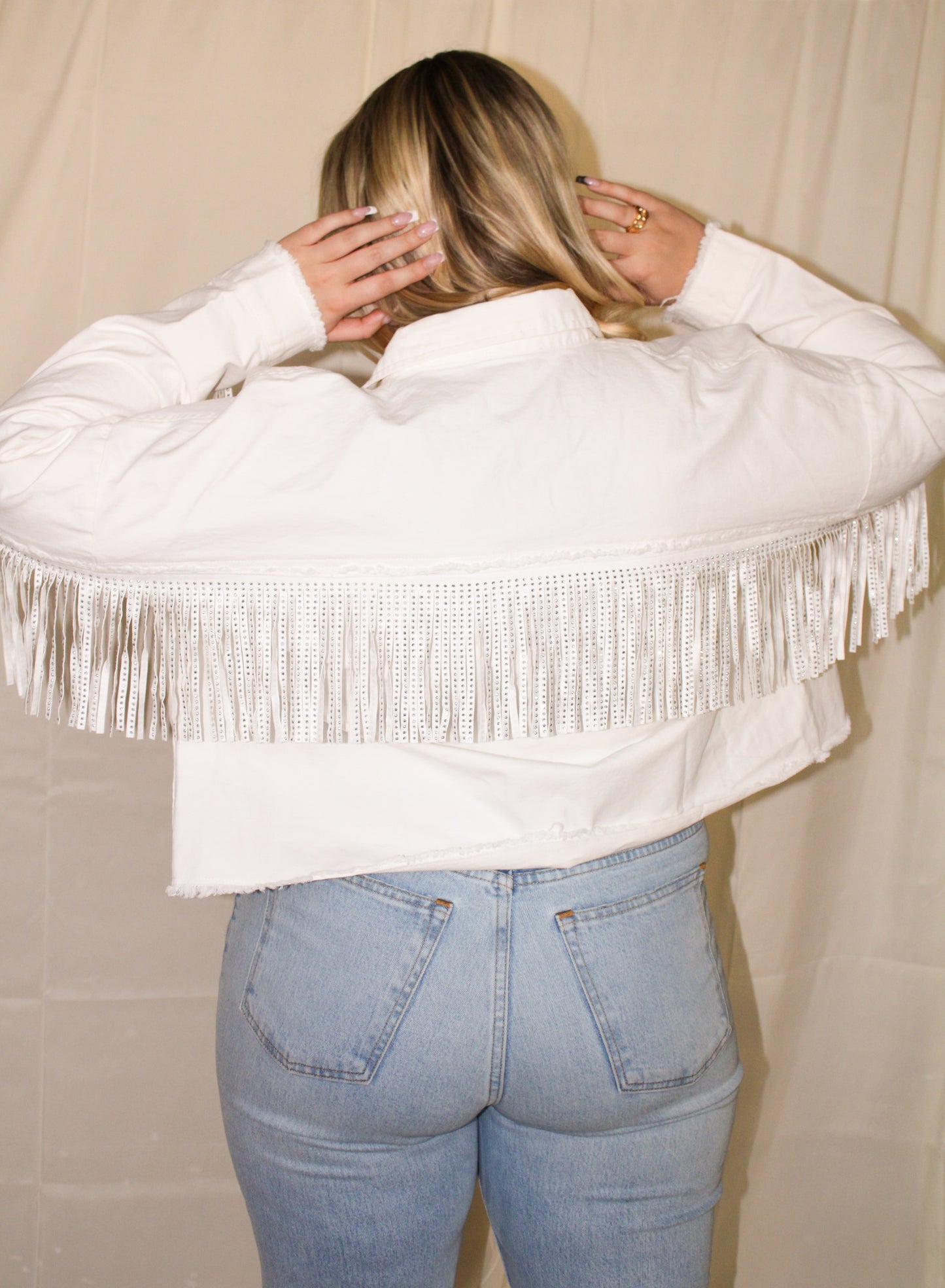 Nashville Nights Stud Fringe Jacket