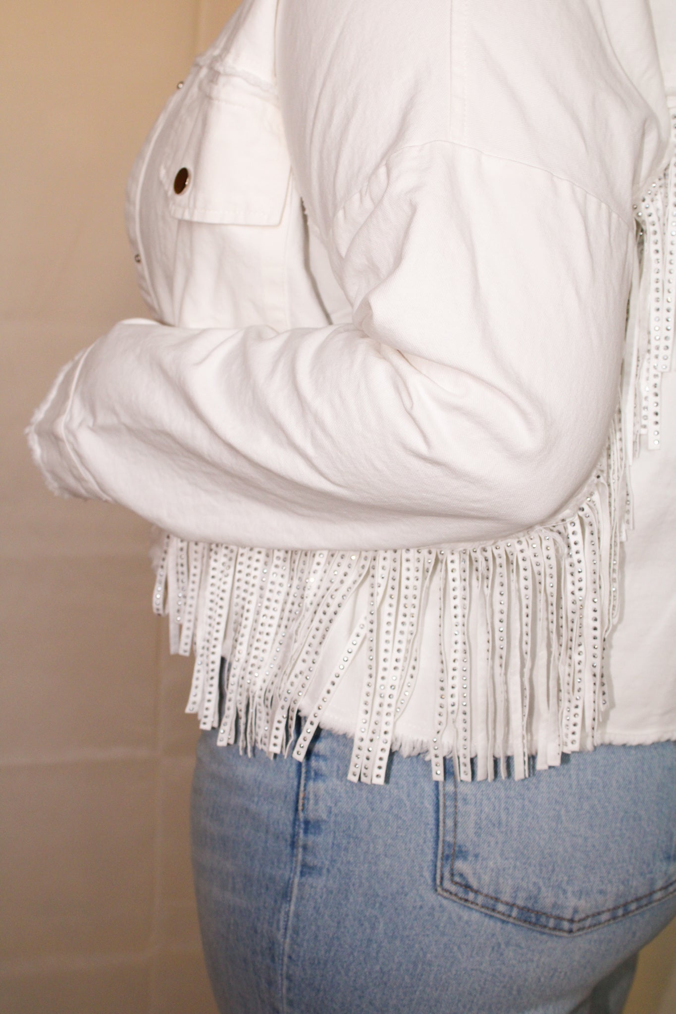 Nashville Nights Stud Fringe Jacket