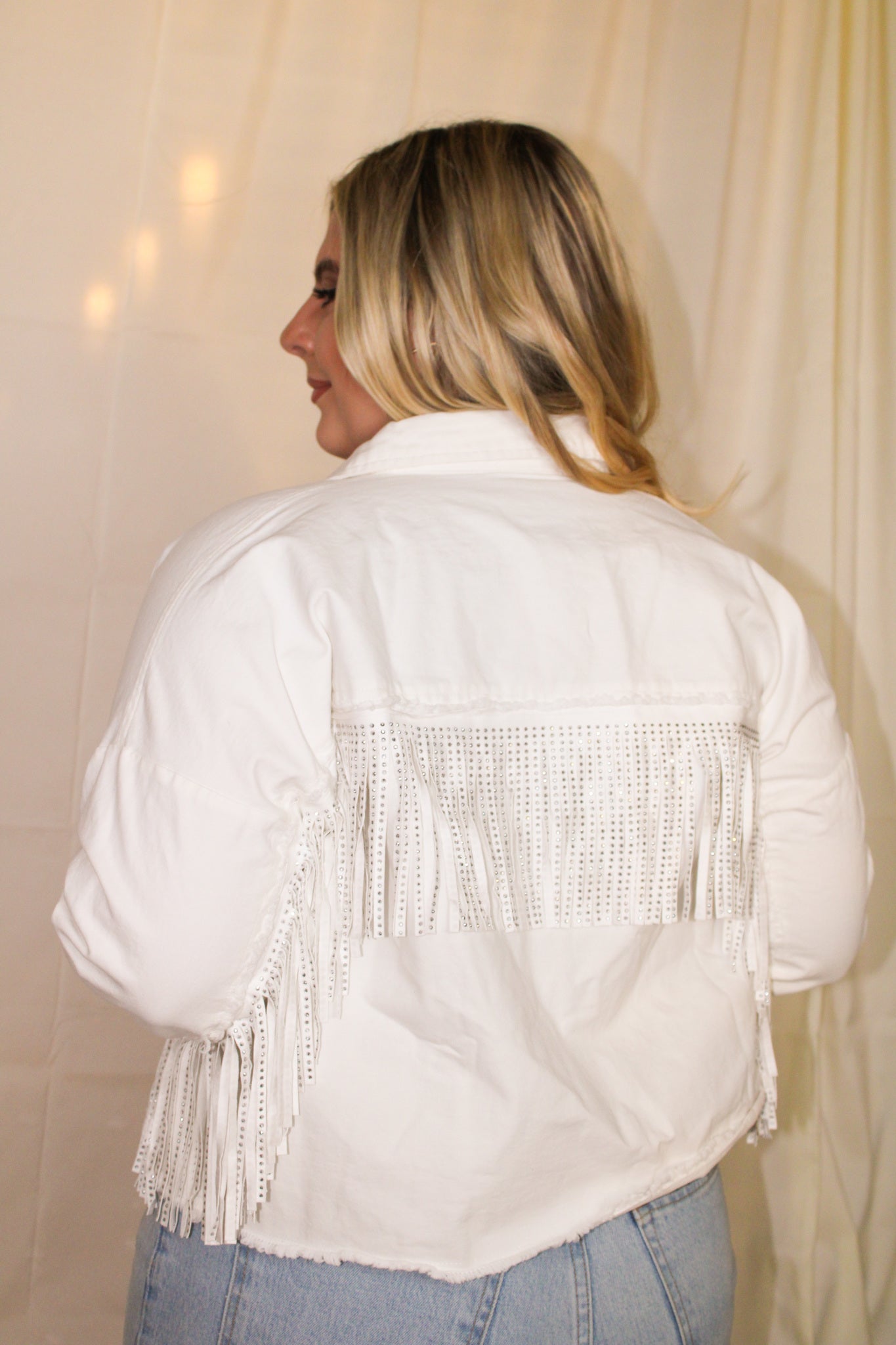 Nashville Nights Stud Fringe Jacket